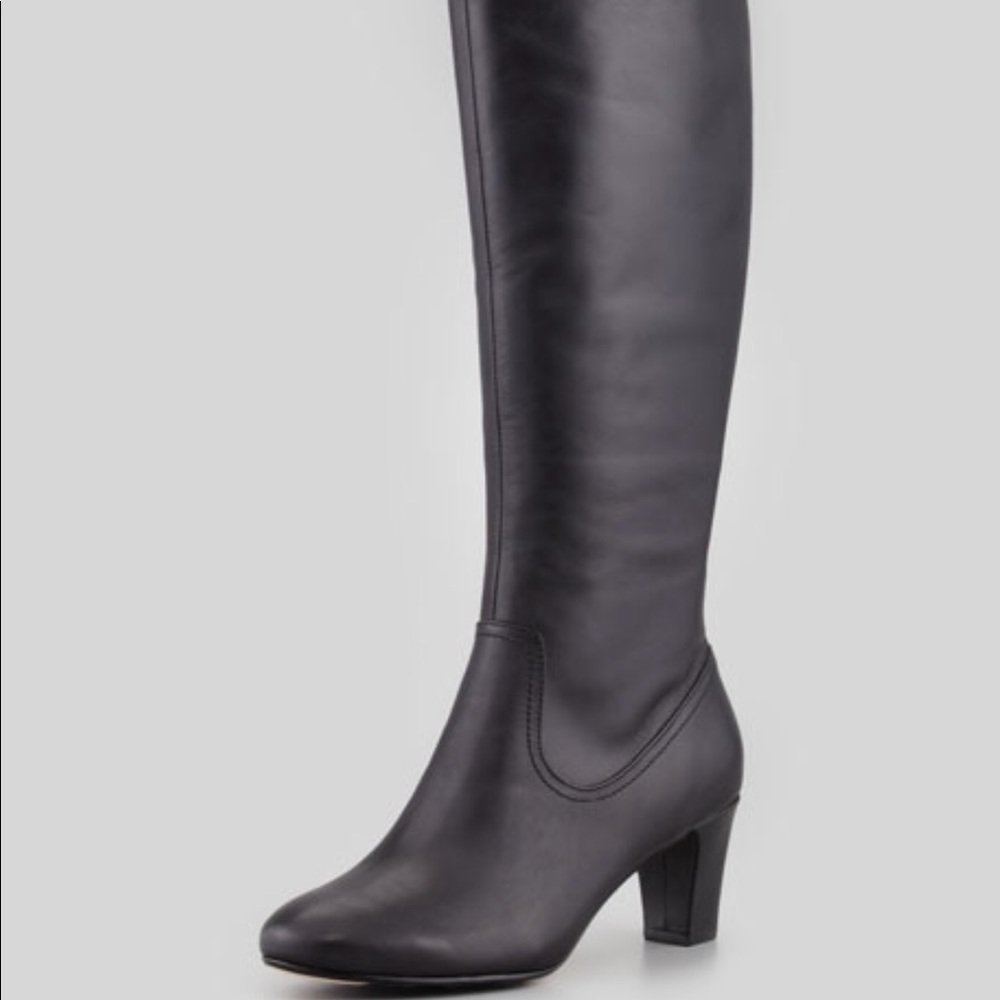 Taryn Rose Italian Leather Knee High Boot